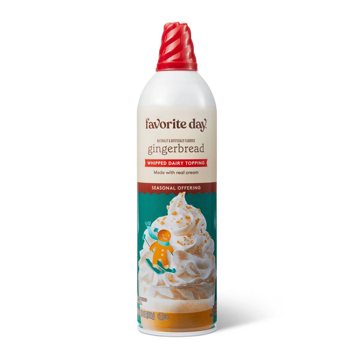Gingerbread Whipped Dairy Topping - 13oz - Favorite Day™ | Target