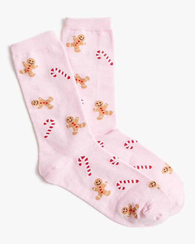 Gingerbread man trouser socks | J.Crew Factory
