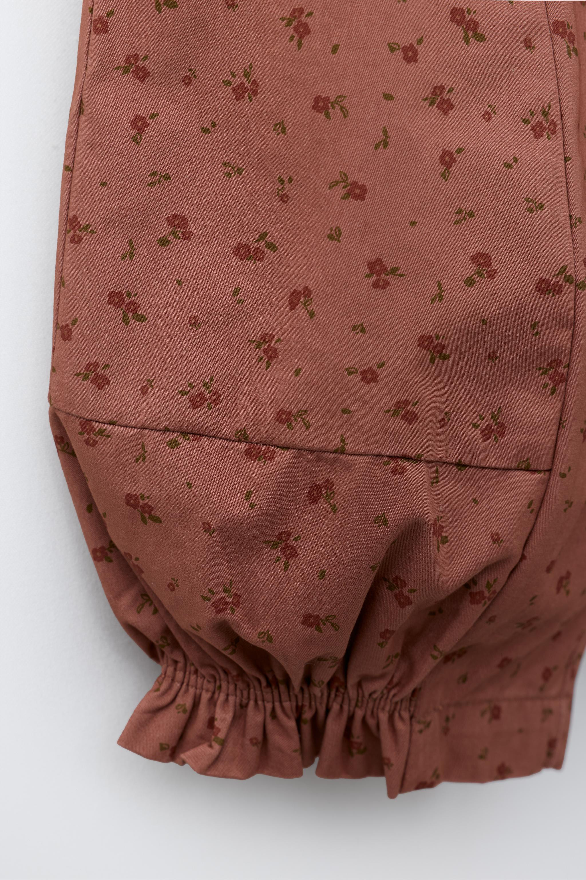 FLORAL BALLOON TROUSERS | Zara US