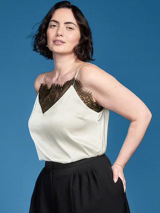 Old Navy x Altuzarra Satin Lace Cami Top | Old Navy (US)