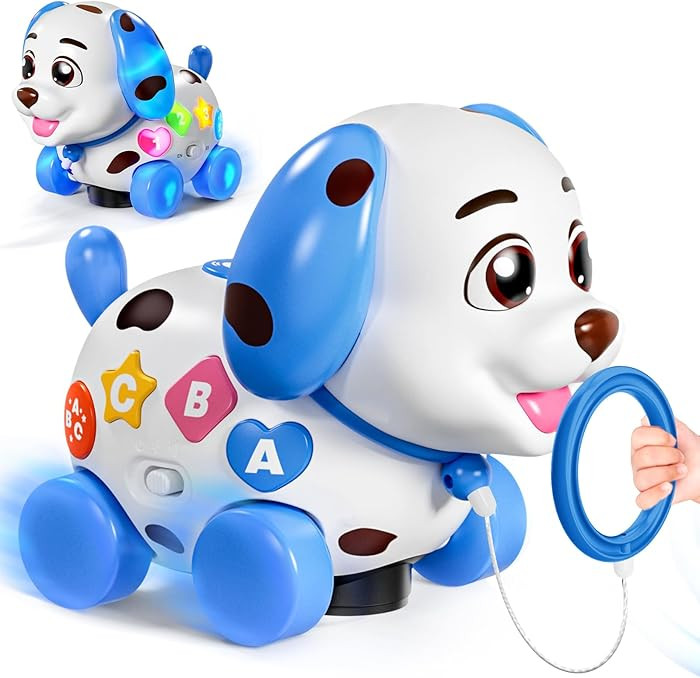 Musical Puppy Toys for 1 Year Old Boy Gift, Crawling and Walking Baby Toy 6-9-12-18 Month, Birthd... | Amazon (US)