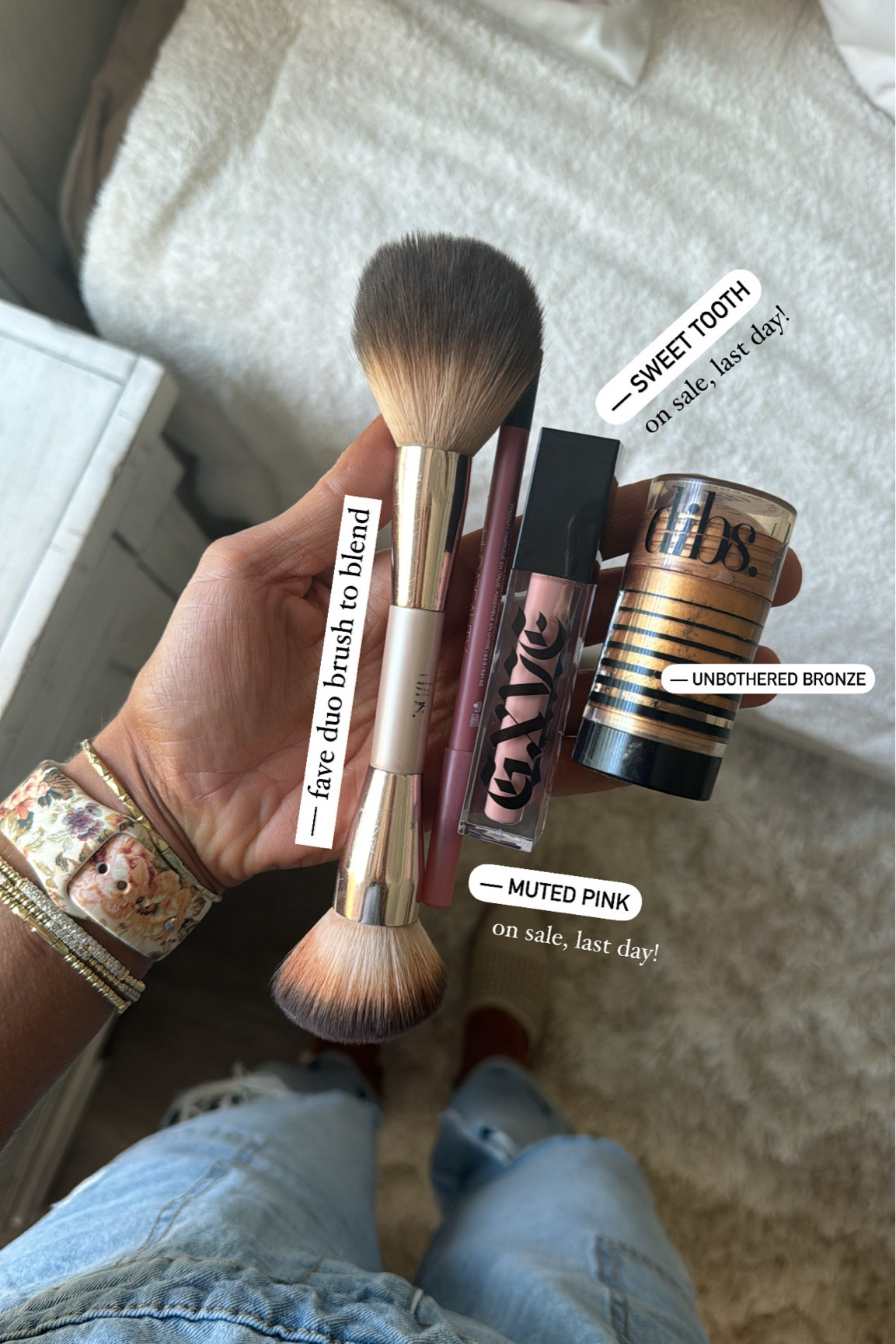 Today’s beauty picks — last day of Sephora sale as well!!! 🤎✨⚡️dibs beauty code is always HOLLEY to save 15%! I use their stuff daily 🥹

Rouge sale / lipgloss / dibs beauty / makeup faves / Holley Gabrielle 

#LTKbeauty #LTKxSephora #LTKsalealert