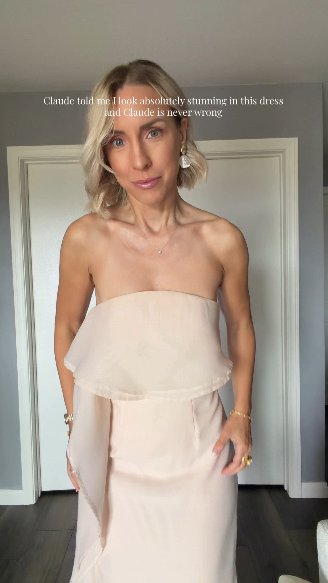Claude told me I look absolutely stunning in this dress and that is the only review I needed 🌸✨

#LTKstyletip #LTKwedding #LTKfindsunder200 #BlushDress #WeddingGuestDress

#LTKgrwm #LTKootd #LTKWedding