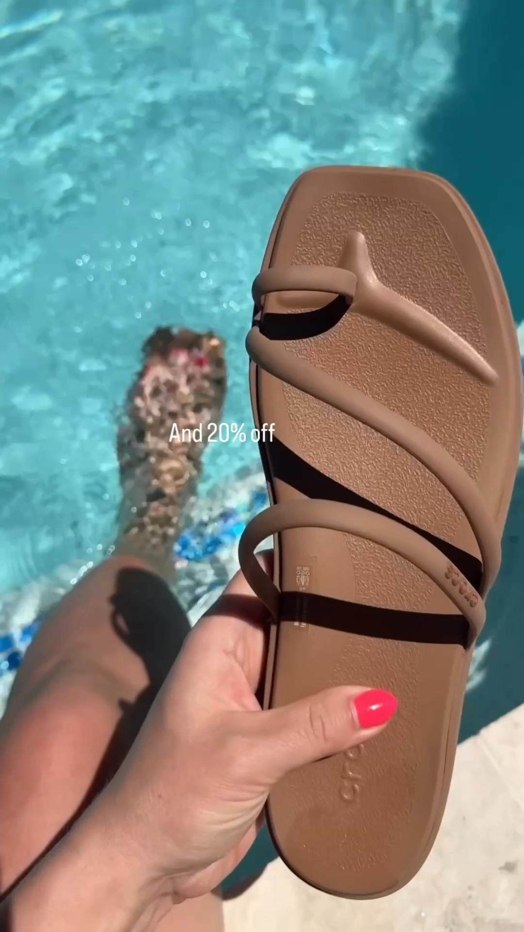 Didn’t pack a single pair of shoes for this trip… just wore these the whole time! 
Comfortable enough for long days, waterproof for pool + beach, and super versatile for day or night. 
They’re currently 20% off—use code WIN20 to save! Linking these + a few other styles I’m loving



#LTKmomlife #LTKTravel #LTKootd