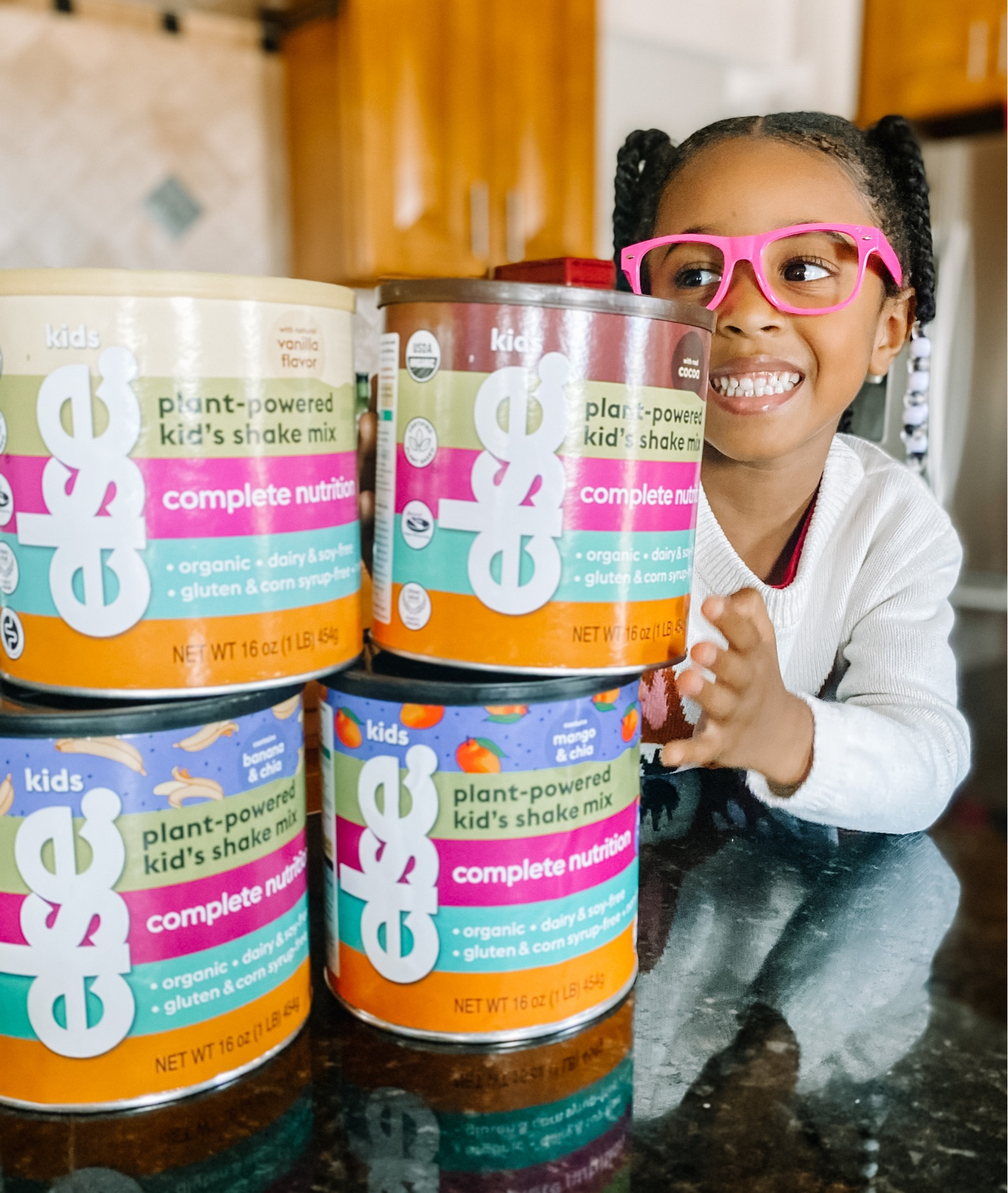Else Nutrition Plant Powered Kids Shake Mix now comes in different flavors do kids ages 2yr+. It’s dairy & soy free, packed with vitamins and minerals for kids growth  

#LTKfamily #LTKkids #LTKunder50