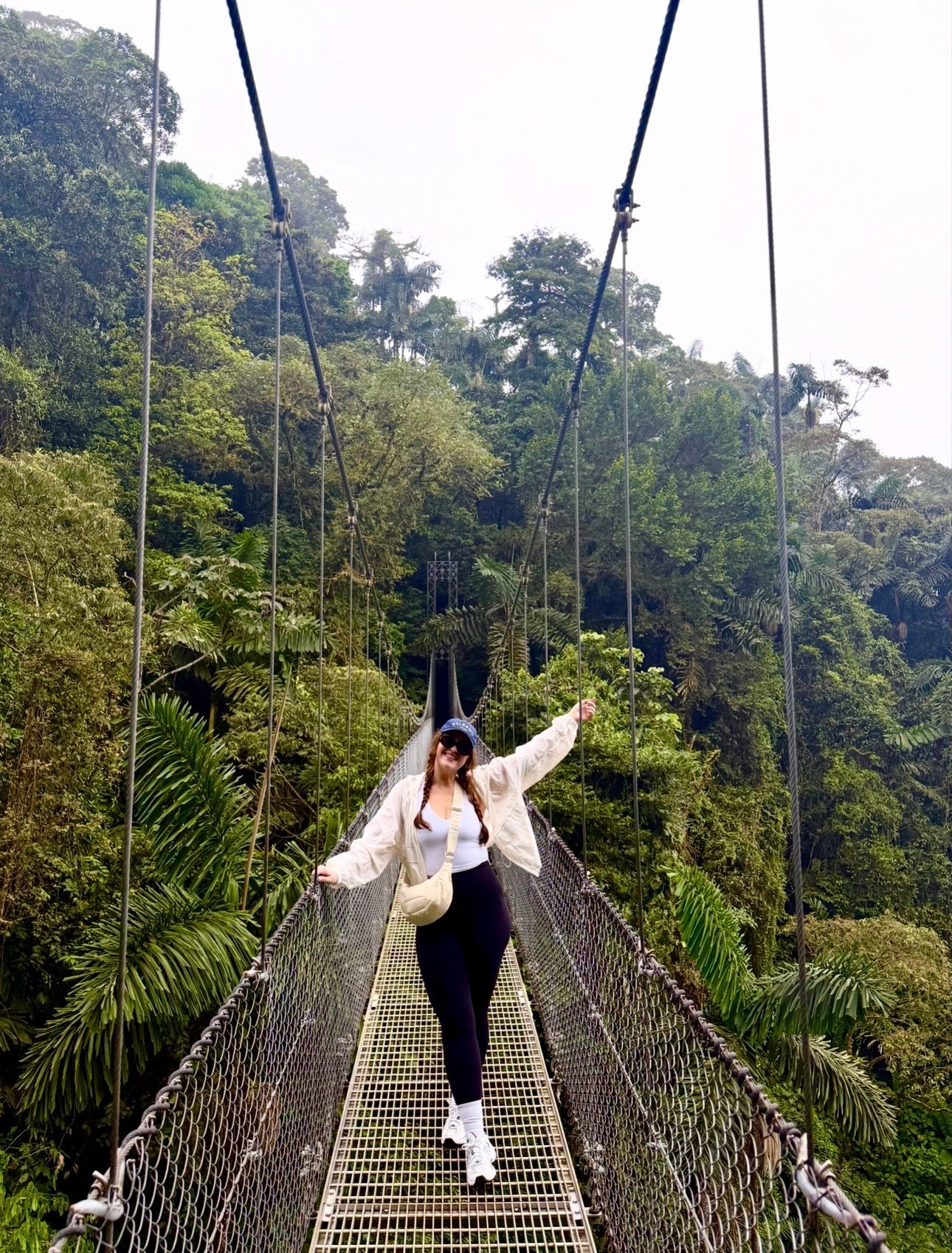 Summer outfit / windbreaker outfit / active wear / Costa Rica / suspended bridges 

Sizing: L in legging, bra & windbreaker 

#LTKtravel #LTKmidsize #LTKsummer