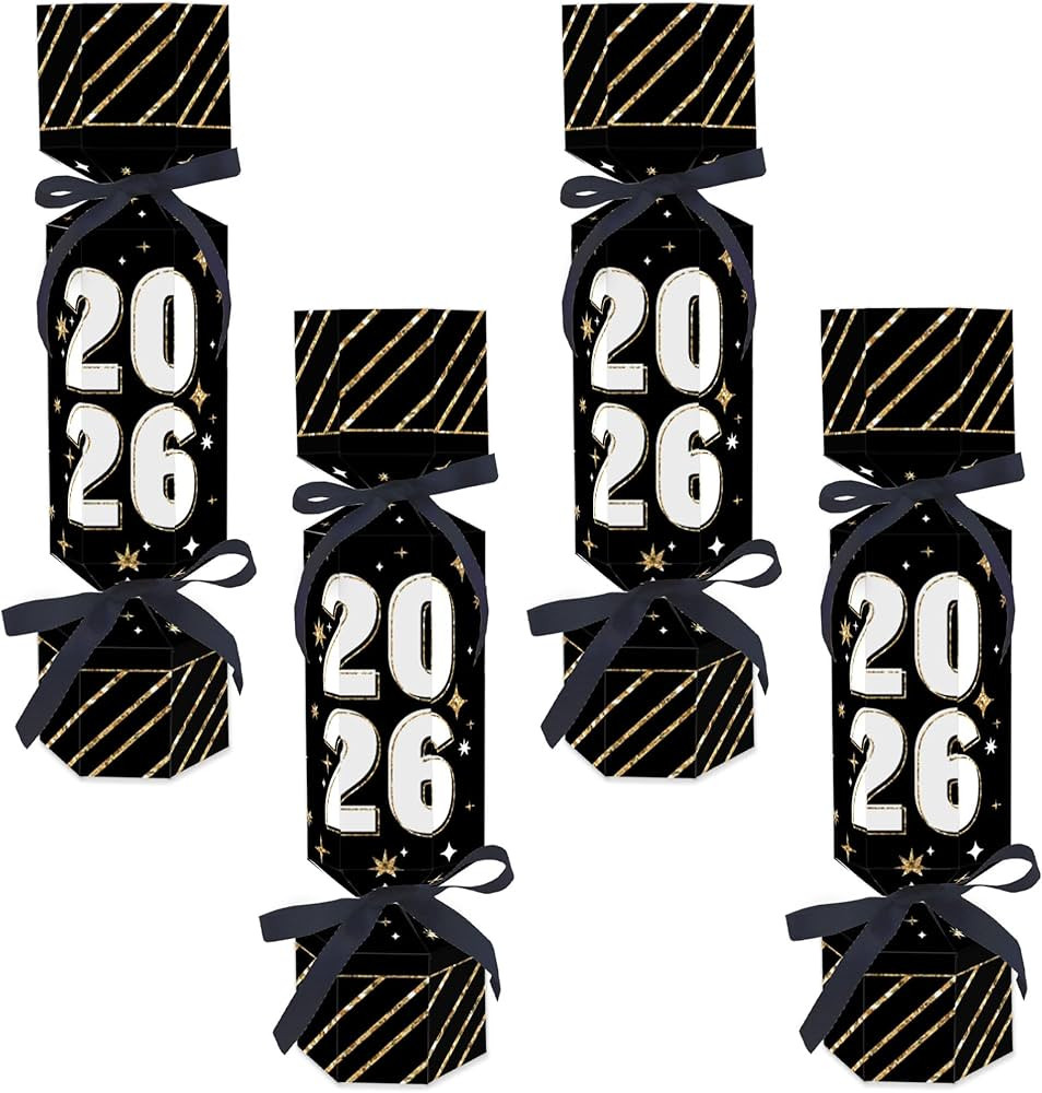 Big Dot of Happiness Hello New Year - No Snap 2026 NYE Party Table Favors - DIY Cracker Boxes - S... | Amazon (US)