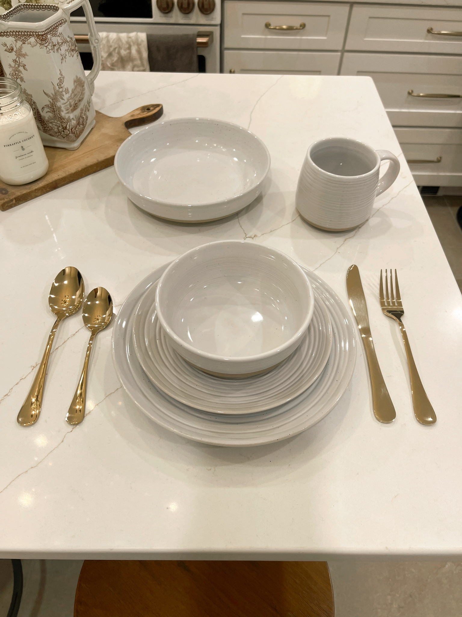 I love this stoneware dinner set I found at Walmart!

#LTKHome #LTKFamily #LTKxWalmart