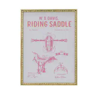 11.75" x 15.75" Riding Saddle Illustration Wall Décor by Ashland® | Michaels Stores