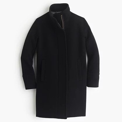 Stadium-cloth cocoon coat | J.Crew US