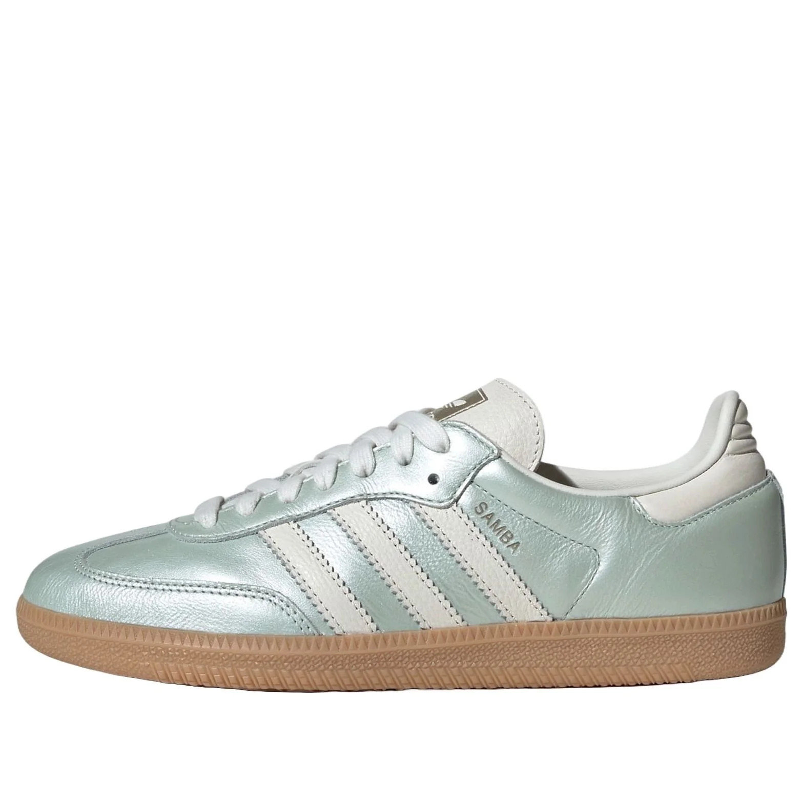 (WMNS) adidas Samba OG 'Linen Green Metallic' | KICKS CREW