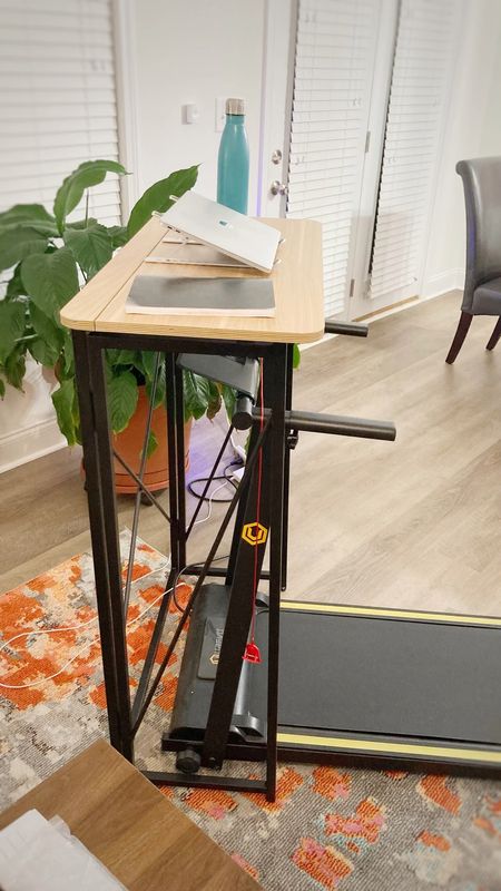 Loving my new standing desk. I got it from Amazon. It’s the perfect height and width for my walking pad. It also folds up for easy storage. Now I don’t have to choose between getting work done or getting my steps for the day!
#workout #homeoffice#LTKBacktoSchool

#LTKhome
