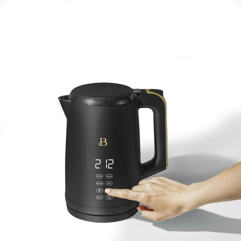 Beautiful 1.7L One-Touch Electric Kettle, Black Sesame by Drew Barrymore | Walmart (US)