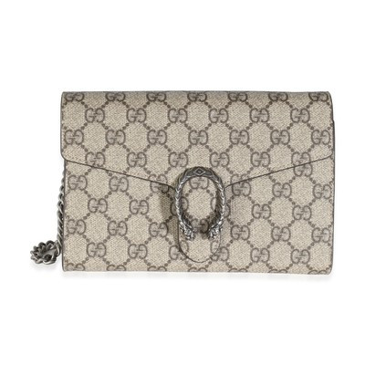 Gucci Beige GG Supreme Canvas Dionysus Chain Wallet | eBay | eBay US