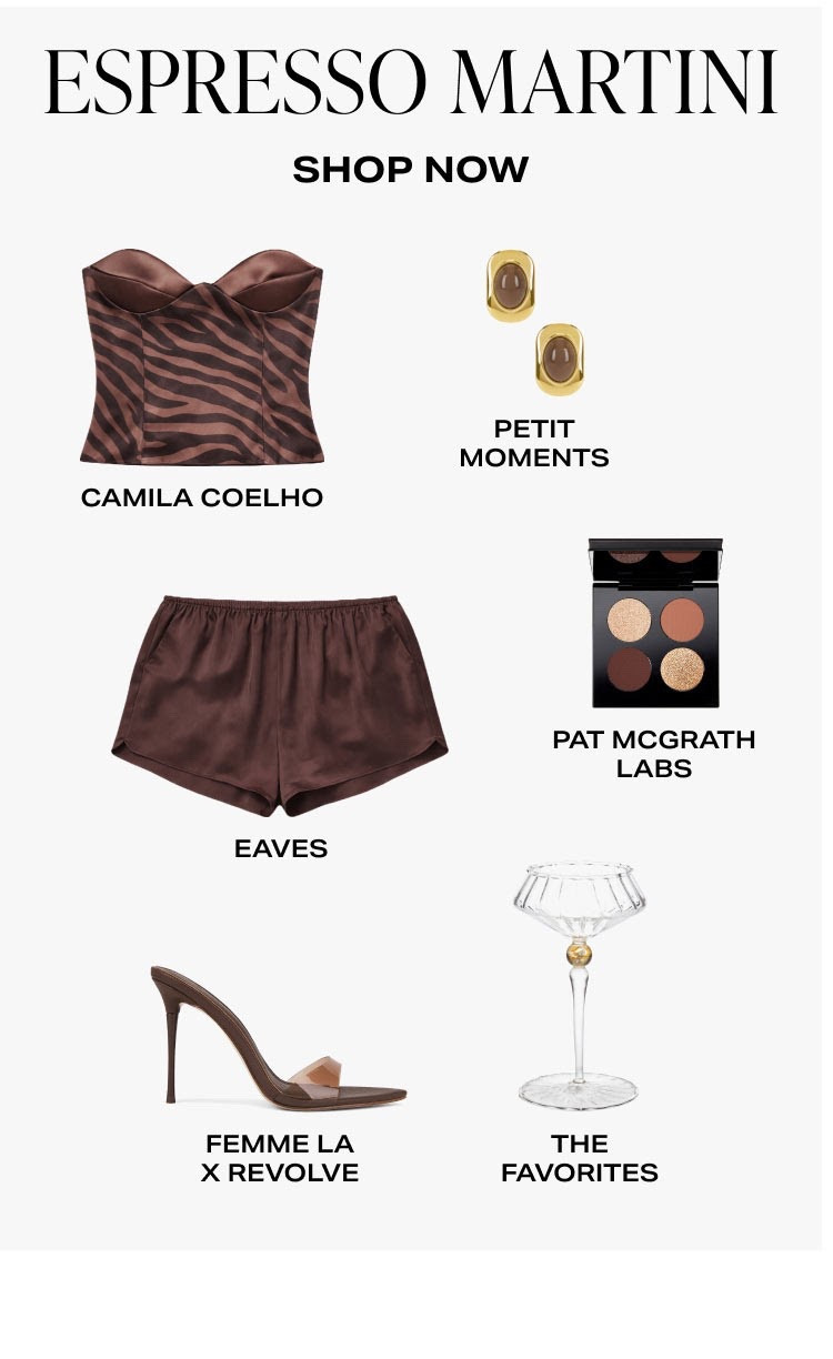 Espresso martini energy, but make it fashion. This rich chocolate brown edit from REVOLVE is filled with trending going-out pieces, elevated separates, designer-inspired heels, statement accessories, beauty essentials, and effortlessly chic styles for date nights, cocktail bars, rooftop dinners, girls’ nights, and weekend plans. Brown is one of the biggest fashion color trends this season, making these pieces perfect for creating a timeless, elevated wardrobe you’ll wear on repeat. Save this post for your next night out and shop all of my favorite REVOLVE fashion finds.

#LTKStyle #LTKFashion #LTKFinds #REVOLVE #RevolveStyle #EspressoMartini #ChocolateBrown #BrownOutfit #DateNightOutfit #GirlsNightOut #CocktailOutfit #NightOutStyle #GoingOutTop #MiniShorts #DesignerInspired #LuxuryFashion #SummerStyle #FallFashion #ItGirlStyle #TrendingFashion #StatementAccessories #BrownAesthetic #NeutralStyle #LuxuryStyle #FashionInspo #ElevatedStyle #CapsuleWardrobe #WhatToWear #ShopTheLook #RevolveFinds

#LTKTravel #LTKSaleAlert #LTKSwim