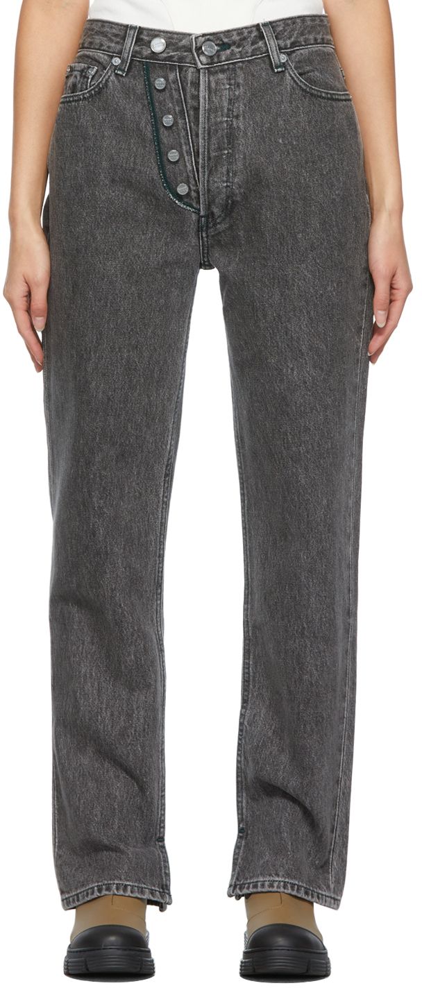 Grey Figni Jeans | SSENSE