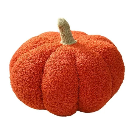 Tarmeek Pumpkin Throw Pillow Cushion 3D Thanksgiving Pumpkin Pillow Halloween Fall Pumpkin Toy Fluffy Stuffed Pillow Kids' Plush Toy Pillow 7.8 Inches | Walmart (US)