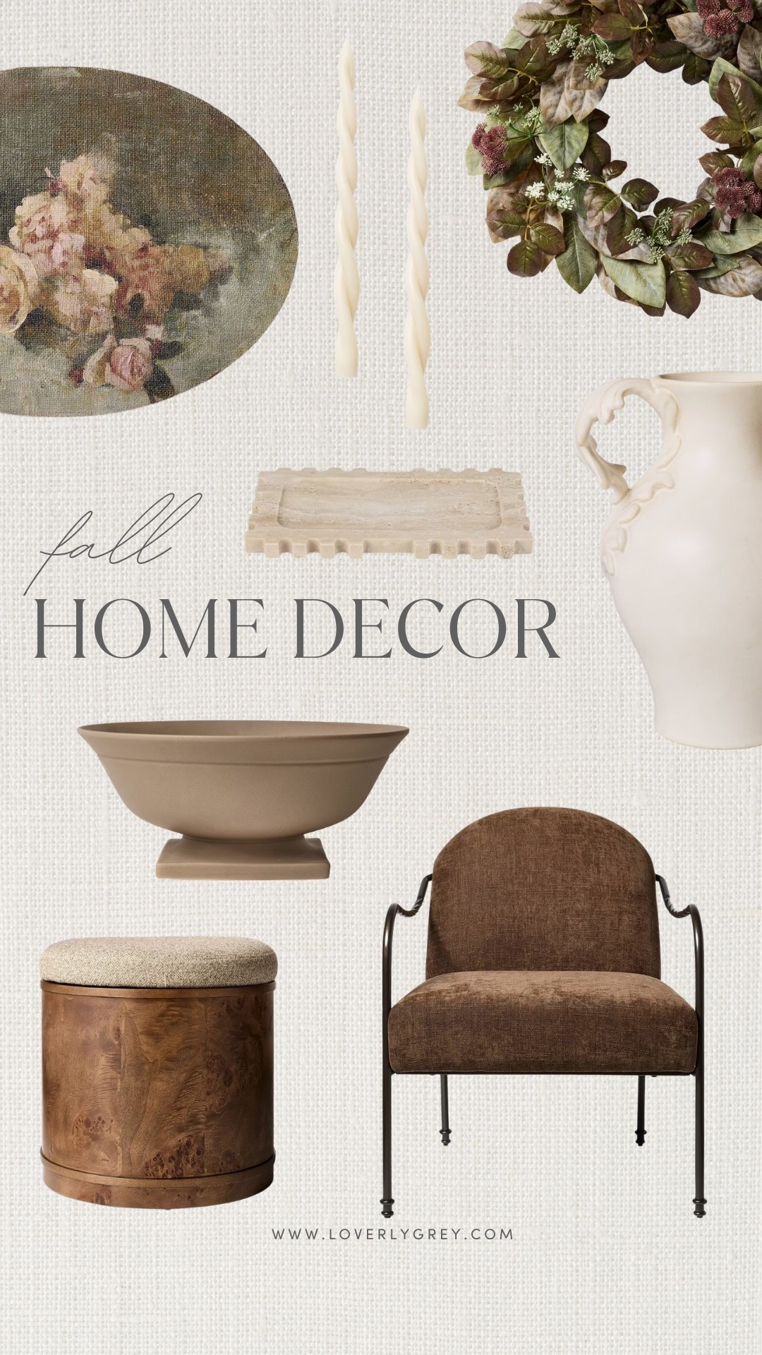 Create a warm, collected look with fall home decor featuring vintage-inspired artwork, warm wood tones, cozy seating, and soft neutral accents. These decorative pieces layer beautifully into your existing decor for an effortless seasonal update. They’re perfect for adding cozy fall style without completely redecorating your home.

#LTKHome