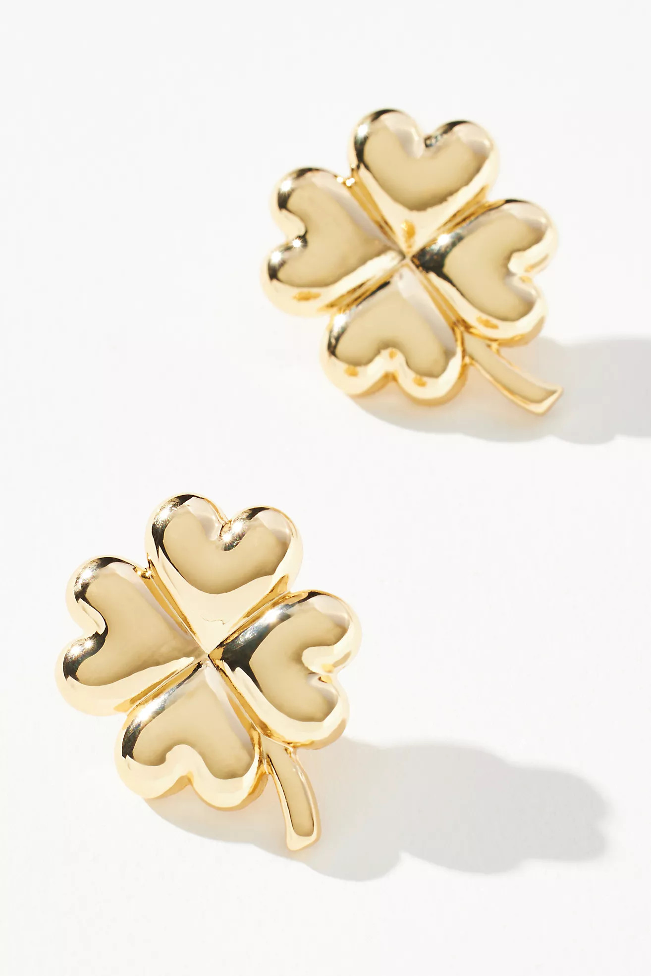 BaubleBar Four-Leaf Clover Post Earrings | Anthropologie (US)
