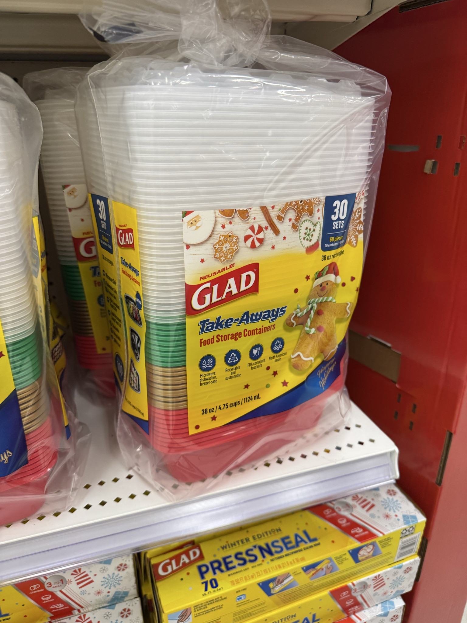 Glad holiday food storage containers. Perfect for holiday left overs and also to fill with candy! 

#LTKHoliday #LTKselfcare #LTKSeasonal