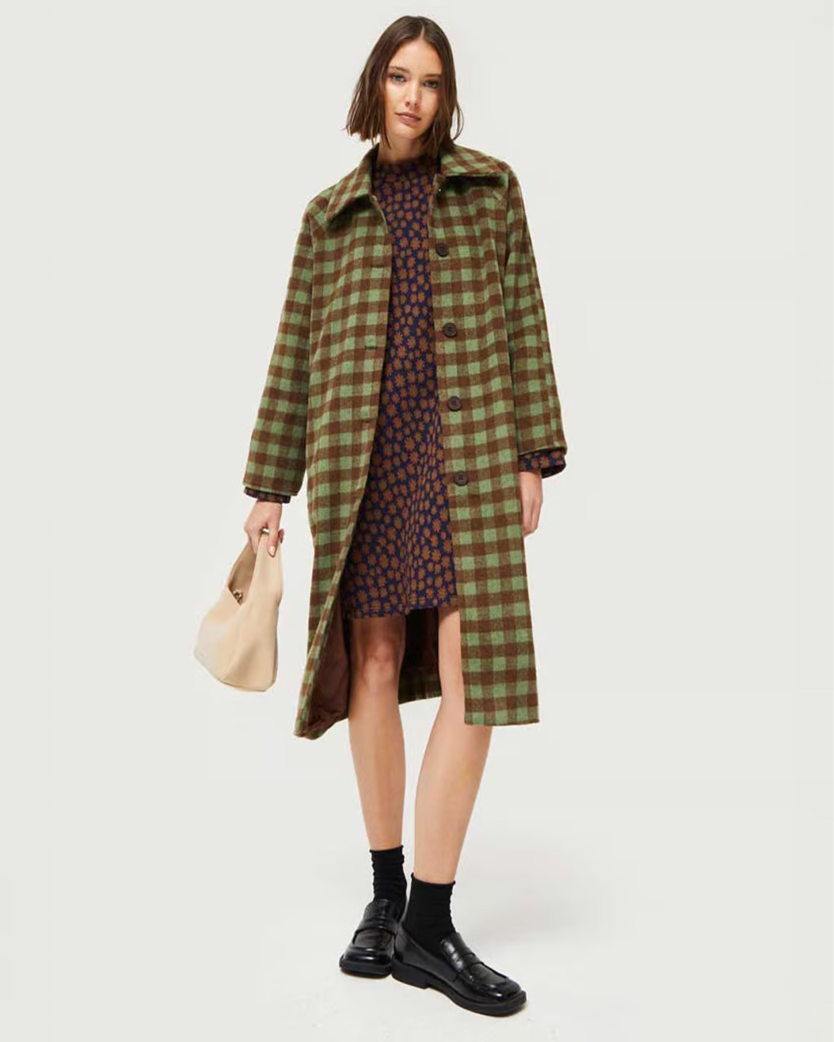 Green Check Coat

#LTKSeasonal #LTKSaleAlert