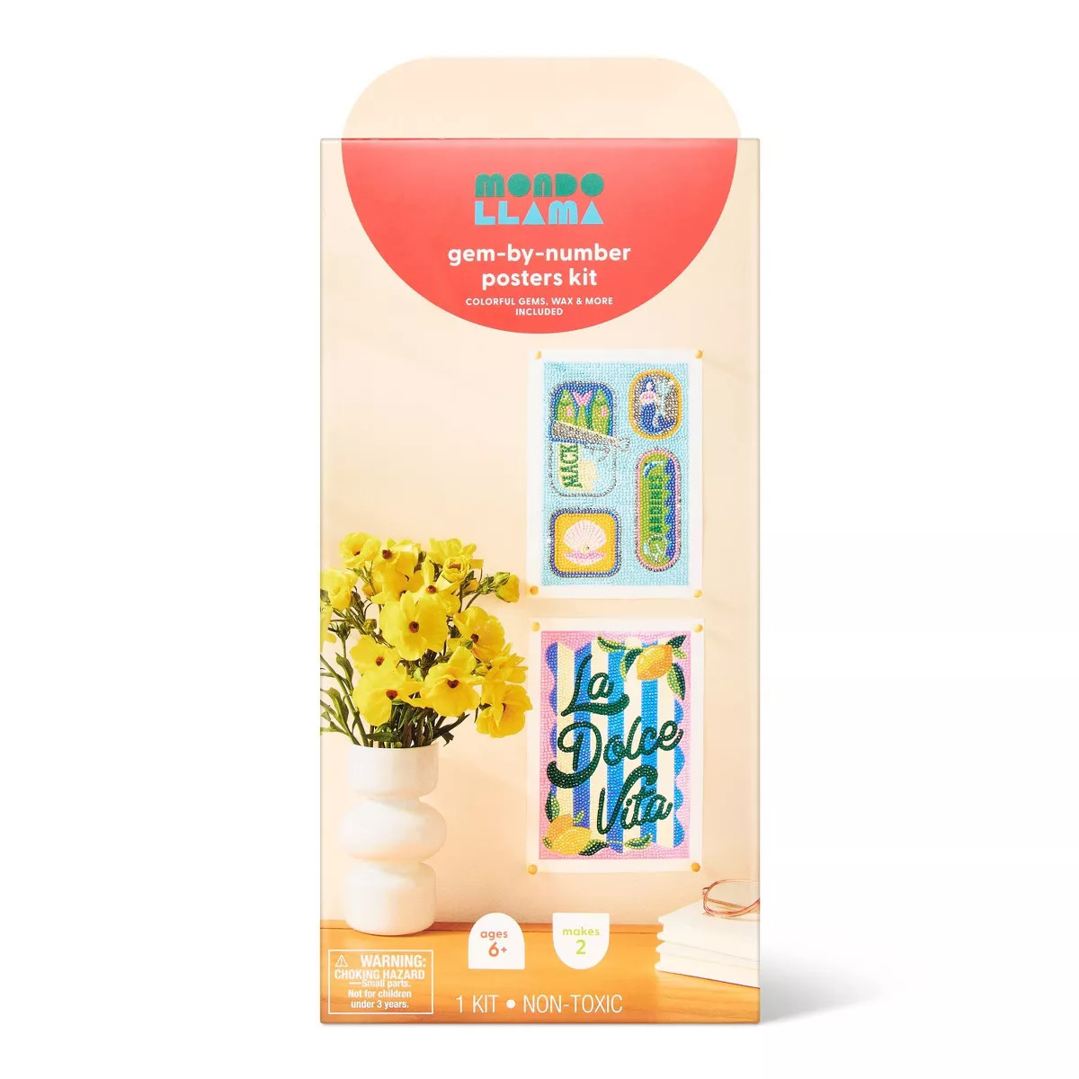 2ct Gem Art Poster Craft Kit - Mondo Llama™ | Target