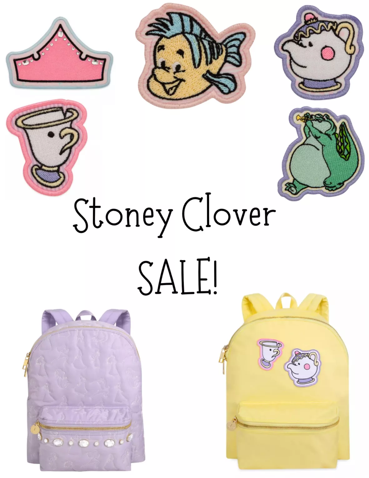 Disney Stoney Clover Lane Bag - Beauty and The Beast Backpack