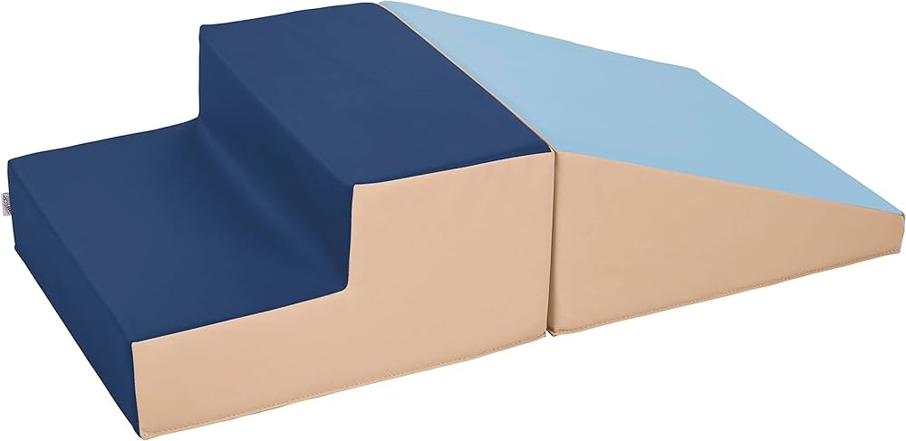 ECR4Kids SoftZone Junior Little Me Climb and Slide, Beginner Climber, Earthtone, 2-Piece | Amazon (US)