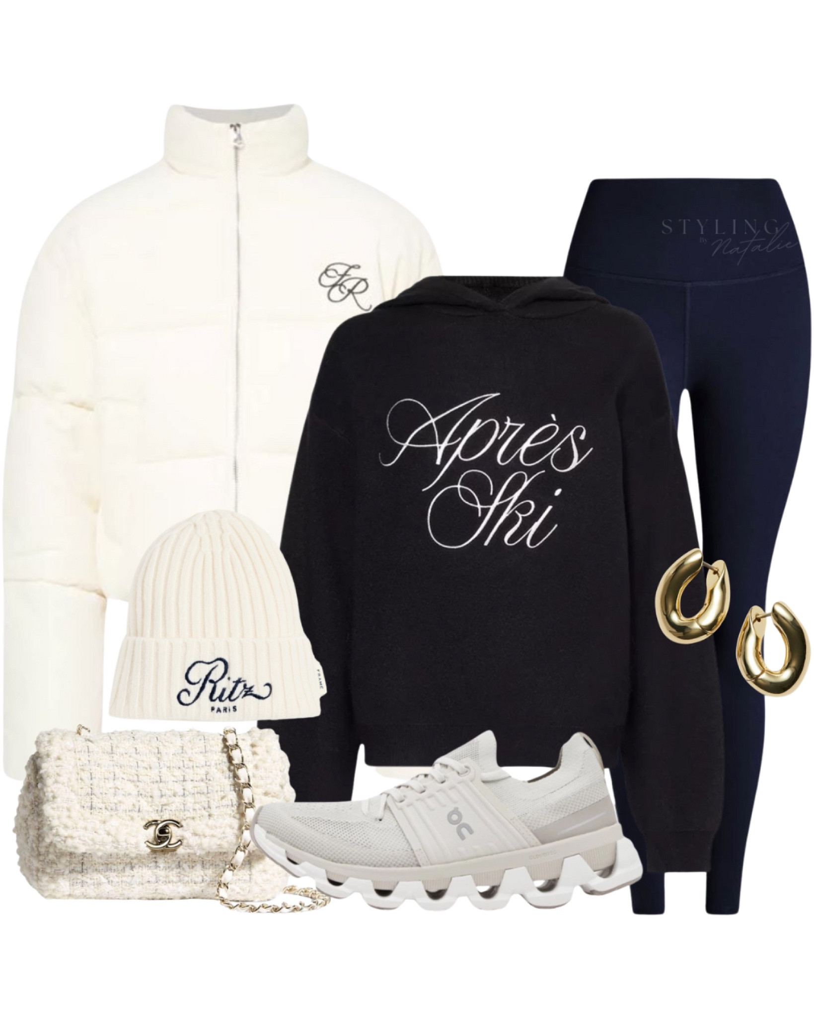 Comfy winter outfit
Puffer coat, sweatshirt, leggings, beanie, ON cloud trainers, gold earrings. Casual look, winter outfit, athleisure outfit.

#LTKeurope #LTKstyletip #LTKmidsize