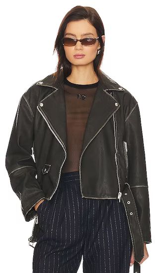 Leather Jacket in A-list | Revolve Clothing (Global)
