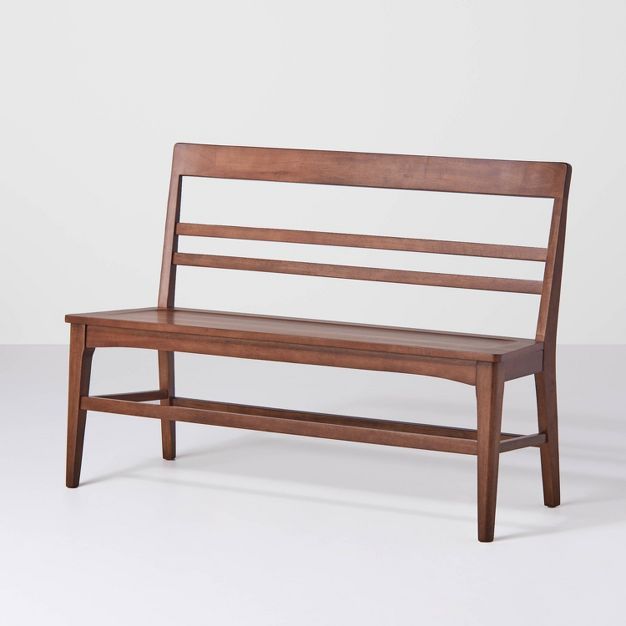 Wood Ladder Back Bench - Hearth & Hand™ with Magnolia | Target