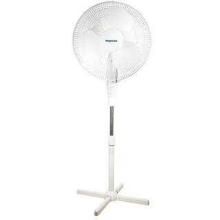 16" Oscillating Stand Fan (white) IM-724W | The Home Depot
