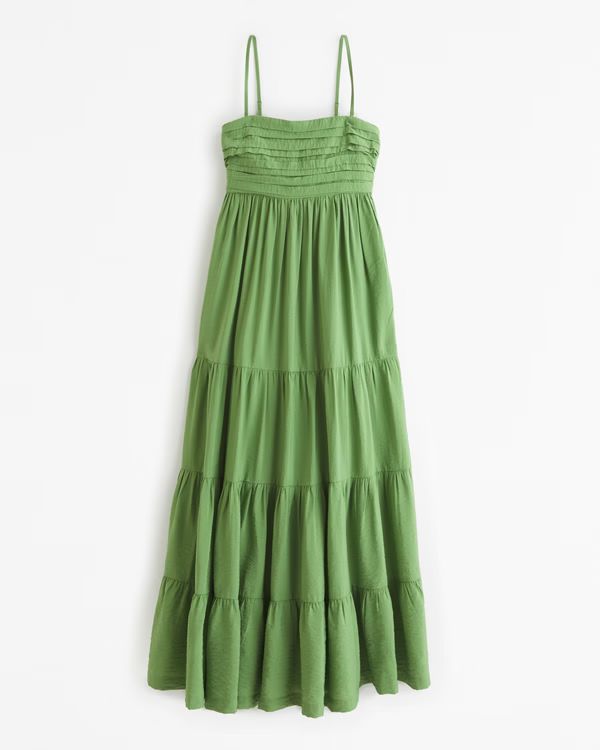 Women's The A&F Emerson Strapless Maxi Dress | Women's Dresses & Jumpsuits | Abercrombie.com | Abercrombie & Fitch (US)