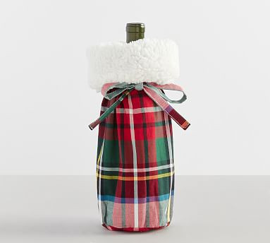 Stewart Plaid Magnum Wine Bag | Pottery Barn (US)