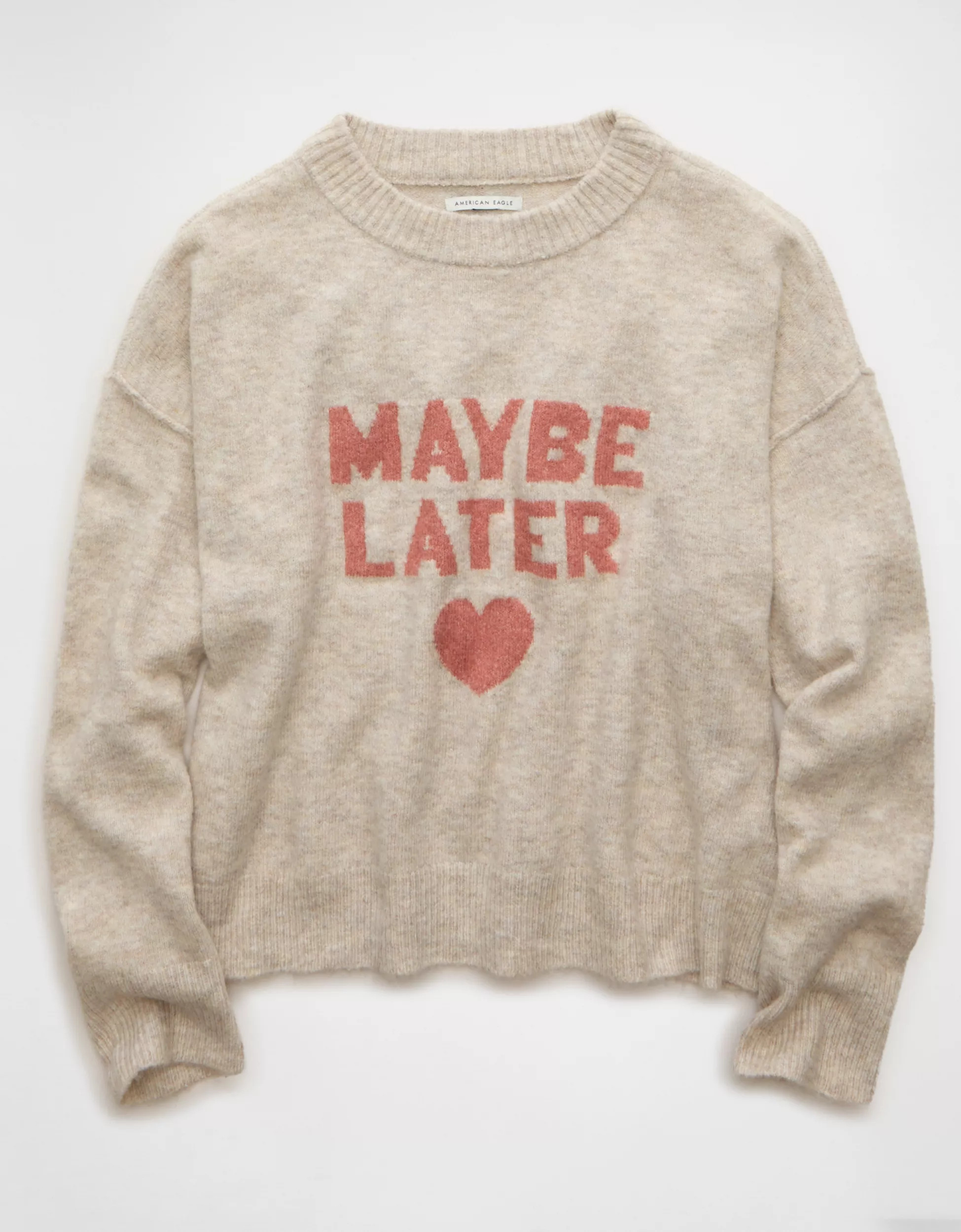 AE Whoa So Soft Valentine's Day Sweater | American Eagle Outfitters (US & CA)