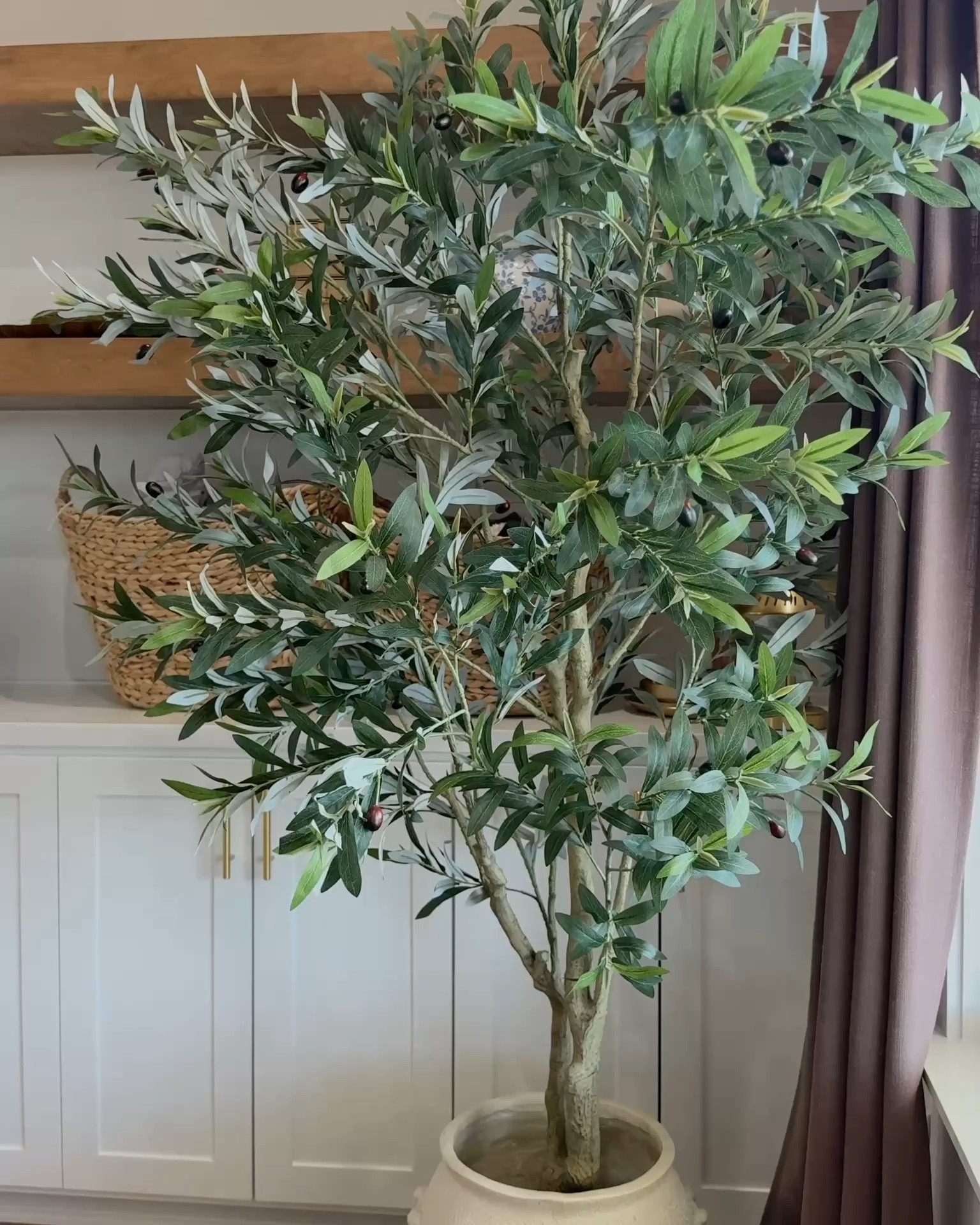 Our faux olive tree is still one of my favorite pieces in the living room 🤍 It adds the prettiest bit of life and height, and it looks so real. Styling tip: drop it in a pretty planter instead of the basic pot it comes in and it instantly looks more expensive. Linking our tree plus a few planter options here!

#LTKSaleAlert #LTKHome