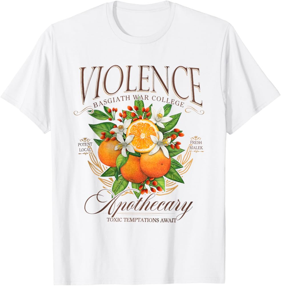 Violet Apothecary Basgiath War College Fourth Wing Bookish T-Shirt | Amazon (US)