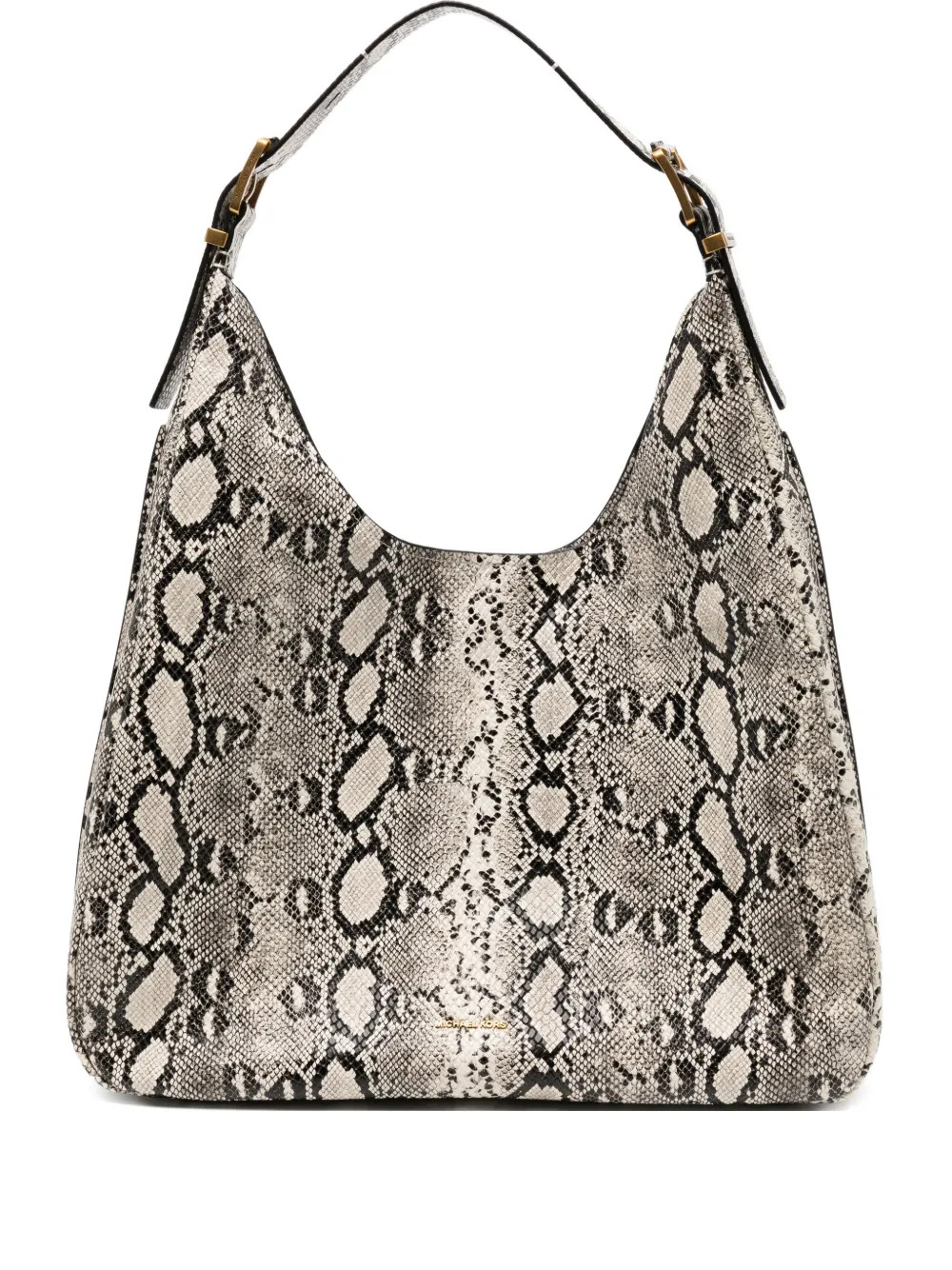 Michael Kors Large Nolita Snake Embossed Bag | Neutrals | FARFETCH AE | Farfetch Global