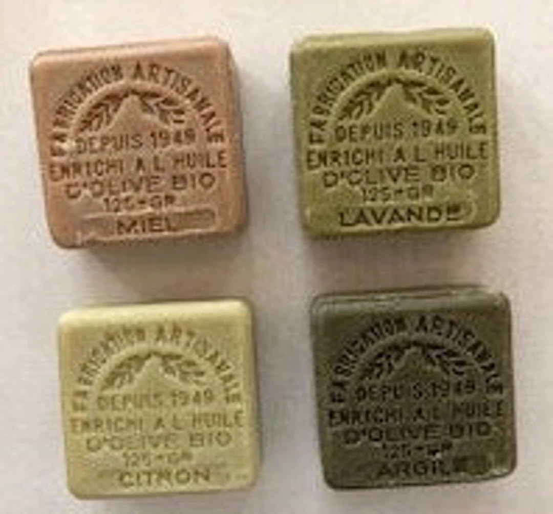 Square soaps of Marseille made with organic olive oil | Etsy (US)