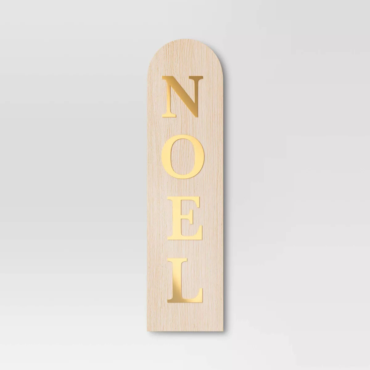 10"x40" Noel Leaner Sign with MDF Gold Letters - Threshold™ | Target