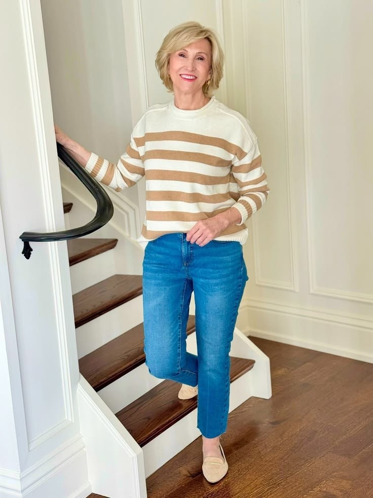 There’s something about a striped sweater that just never goes out of style.

This striped roll neck from @Talbots  paired with classic denim and ballet flats is one of those easy outfits I reach for again and again. It’s comfortable, timeless, and feels effortlessly put together without overthinking it.


#LTKgrwm #LTKOver40 #LTKSeasonal