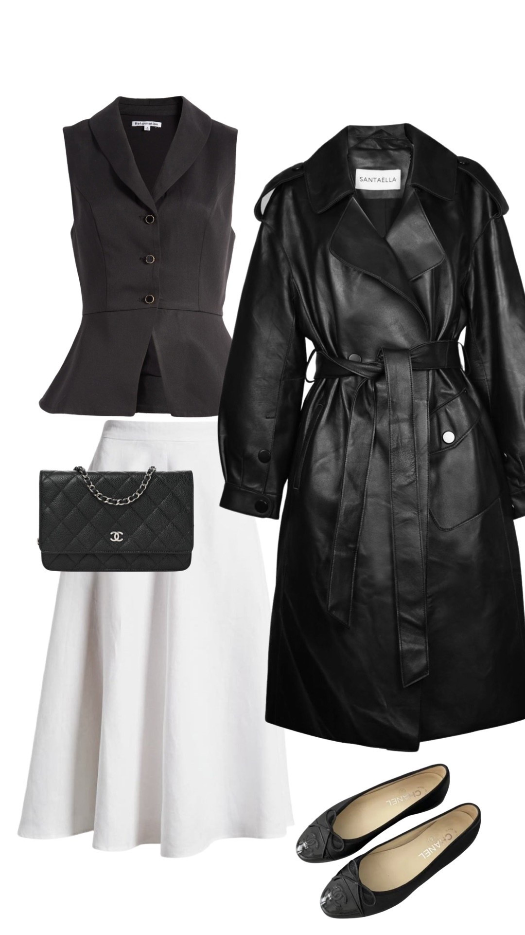 My timeless fall uniform—vest, skirt & ALLSANTAELLA trench. Always on repeat.

#LTKOver40 #LTKStyleTip