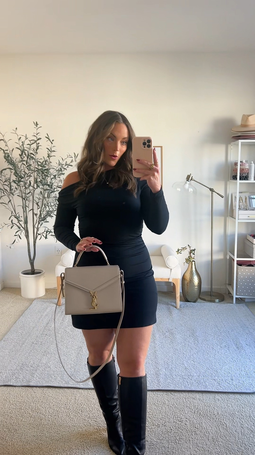 Love a good little black dress that you can always count on!

Wearing a medium! 

#LTKSeasonal #LTKMidsize #LTKVideo