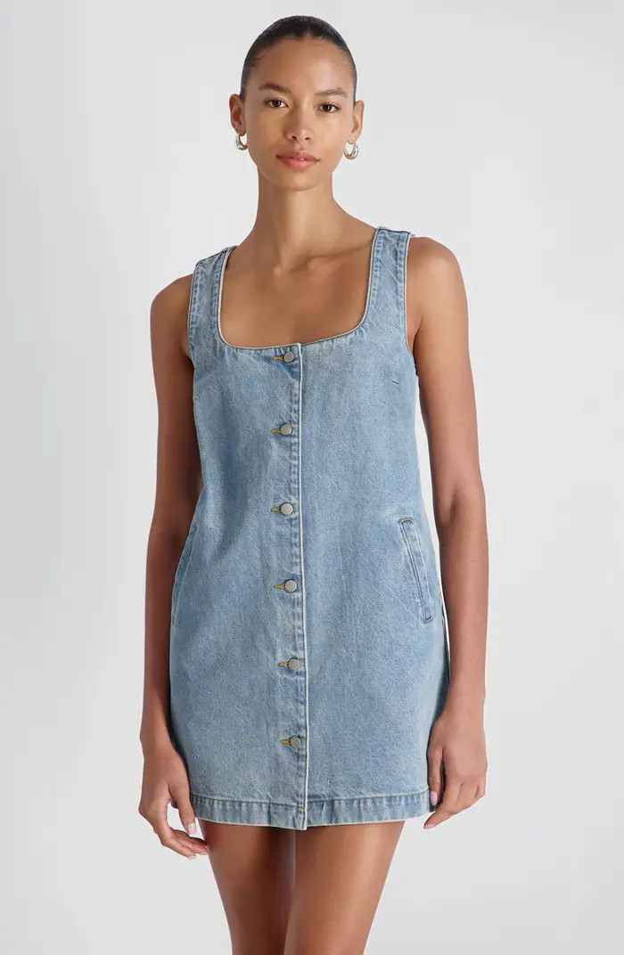 '90s Denim Minidress | Nordstrom