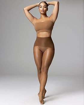 NOOSH PLAY Glossy Seamless Tights | Sleek Finish with Soft, Flexible Fit | Amazon (US)