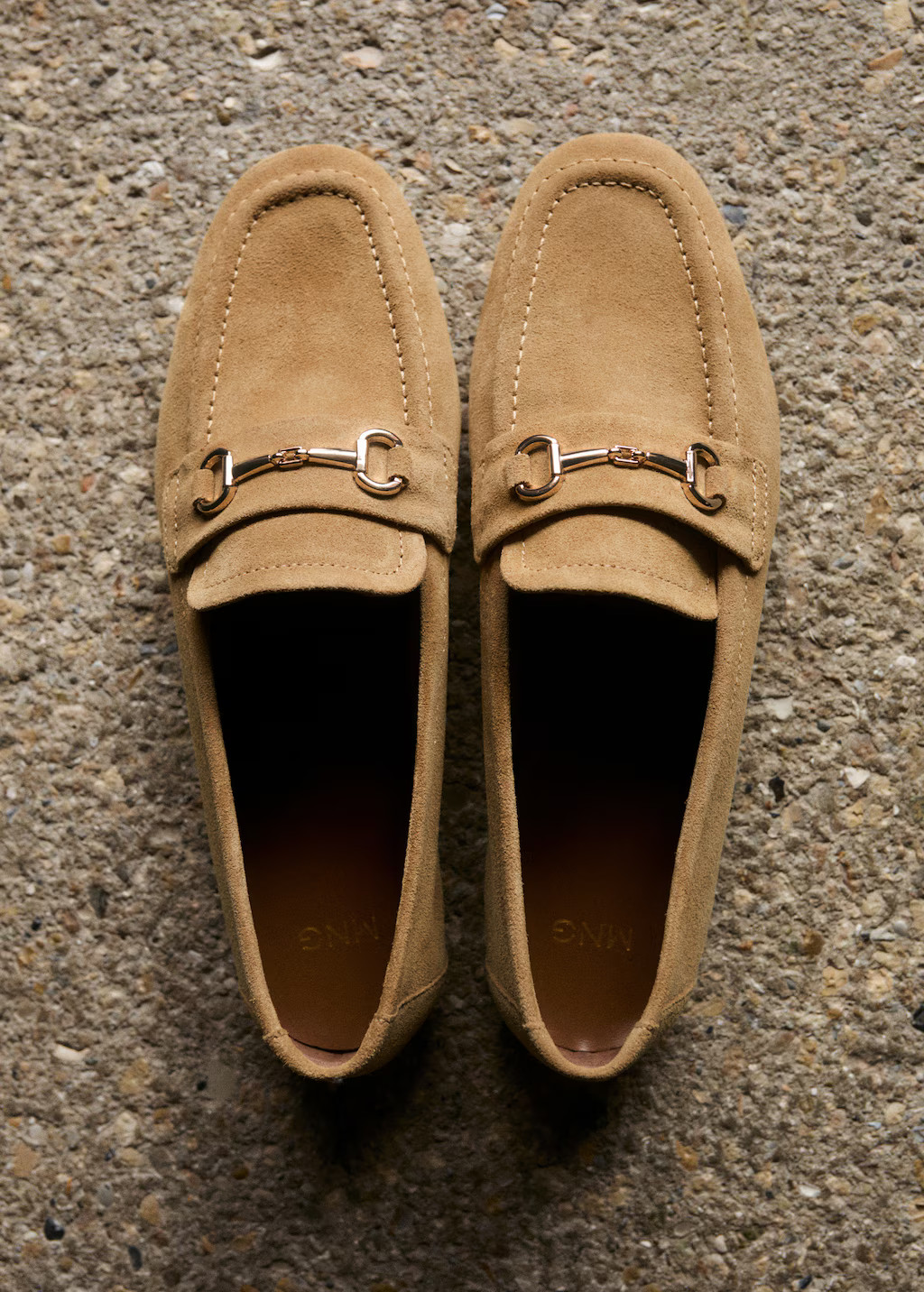 Buckle leather moccasins | MANGO (UK)