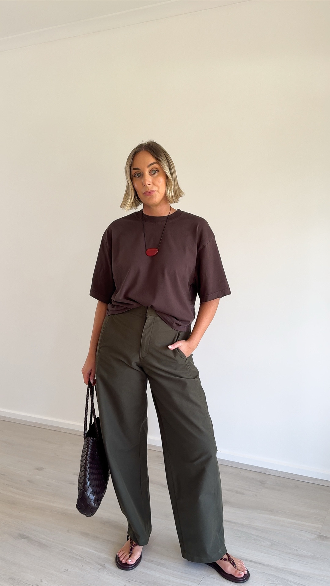 Wearing - 
Tshirt by & Other Stories (sold out, similar linked) 
Necklace by Heaven Mayhem
Pants by Uniqlo
Bag by Dragon Diffusion
Sandals by Alias Mae

#LTKaustralia #LTKspring #LTKstyletip