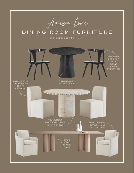 Shop these beautiful Amazon dining furniture finds!! 

#LTKStyleTip #LTKSaleAlert #LTKHome