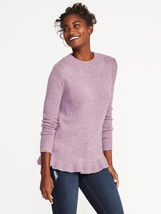 Ruffle-Hem Sweater for Women | Old Navy US
