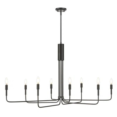 Sola 8 - Light Candle Style Modern Linear Chandelier | Wayfair North America